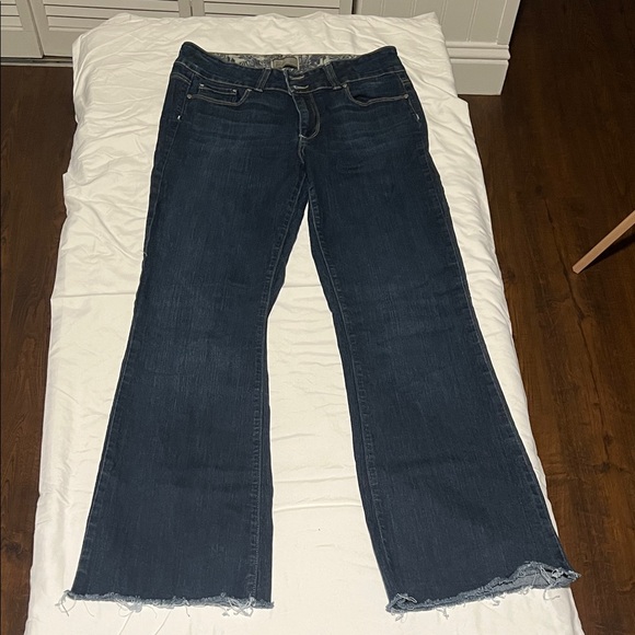 PAIGE HH Boot Bootcut Dark Wash Jeans Size 30 - Picture 1 of 9